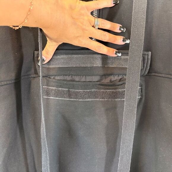 NWOT Danielle Guizio Pullover Hoodie Sweatshirt Women's Mini Black Dress M - Picture 3 of 12